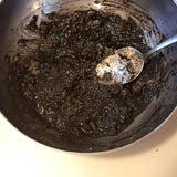 土の配合、水と水苔を加える